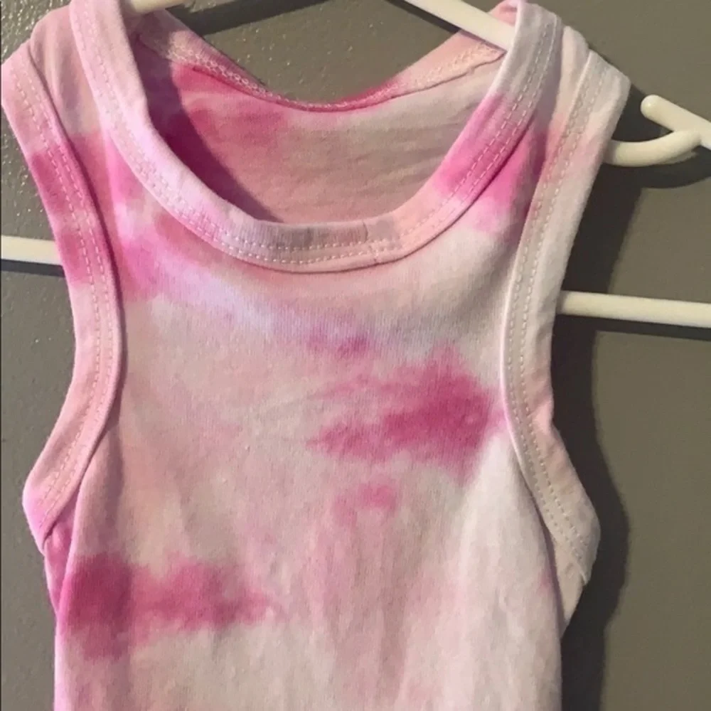 3/10.00! Dye Cotton Dog T-shirt Dress Size Small Pet Handmade